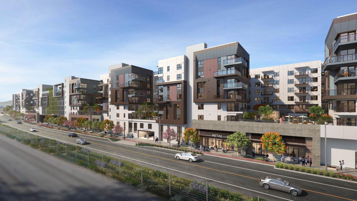 Big apartment complex fully framed at 777 N. Front Street in